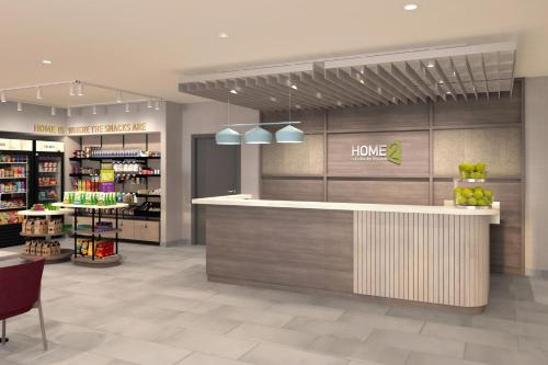 a store with a counter in a store at Home2 Suites By Hilton Salisbury Fruitland in Fruitland