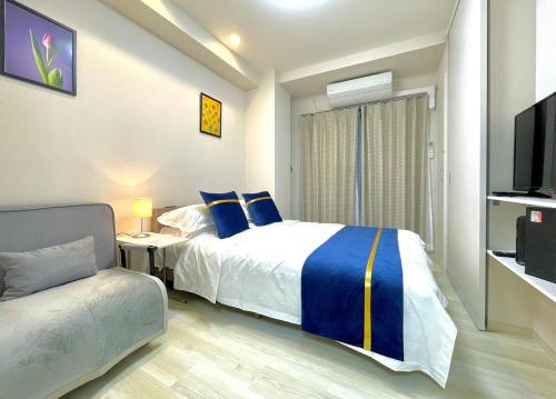 CLAIRE 芝公園 Tokyo Tower - C1- 2Bedrooms 2 toilets with livingroom and terrance