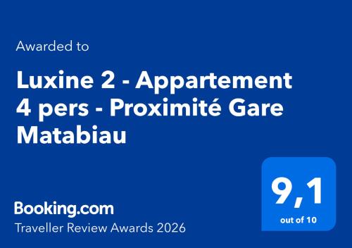 Luxine 2 - Appartement 4 pers - Proximité Gare Matabiau photo 15