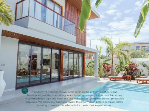 a rendering of a house with a swimming pool at Emerald Villas by Paje Emerald Escapes Ltd in Paje