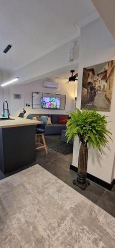 Stylish Olive Tree Garden Apartment in Ano Poli