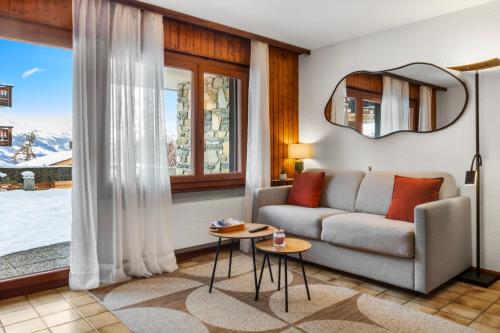 Studio cosy avec piscine intérieure - vue montagne