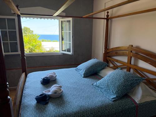 Llit o llits en una habitació de Matilona