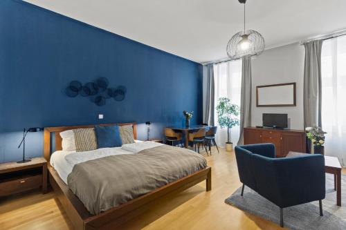 Modern 1BR Sleeps 4 - 5 min to U2 Taborstraße - Prater Nearby