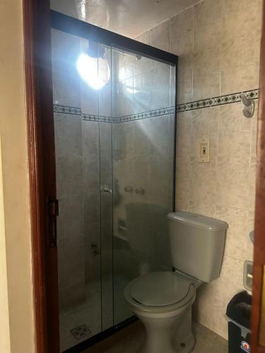Koupelna v ubytování Cretassic Hostal