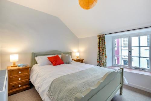 a bedroom with a large bed and a window at 1 Bed in Wells oc-h30450 in Wells