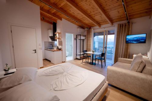 Llit o llits en una habitació de Afriol Rooms
