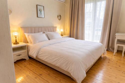 Postel nebo postele na pokoji v ubytování Mami's