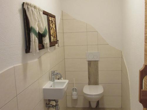 Ein Badezimmer in der Unterkunft Ferienwohnungen Maderebner
