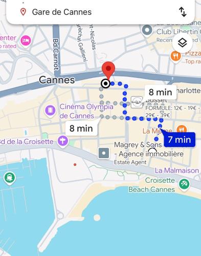 Sea View 2BR 2BA - 4 min Palais - Ideal Cannes Film Festival Stay photo 28