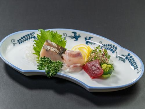 a plate of food with meat and vegetables on it at Lectore Atami Koarashi - TKP Hotels & Resorts in Atami