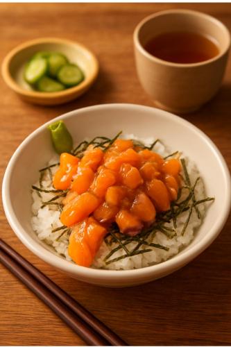 a bowl of food with carrots and rice and chopsticks at かぼちゃの馬車 泉大津大人専用 in Izumiotsu