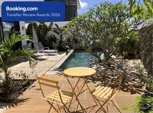 Villalina : Cosy, piscine privée, proche Grand Baie et plages