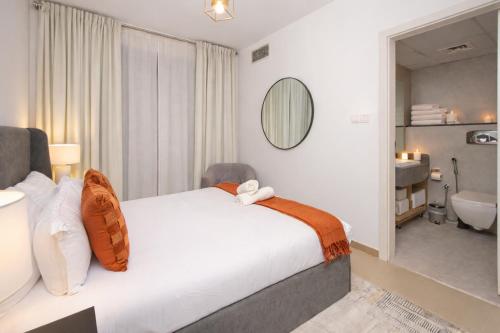 Voodi või voodid majutusasutuse Pacific Sunset Duplex toas