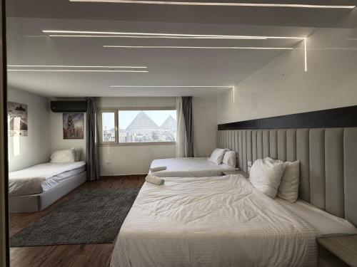 Sahara pyramids view