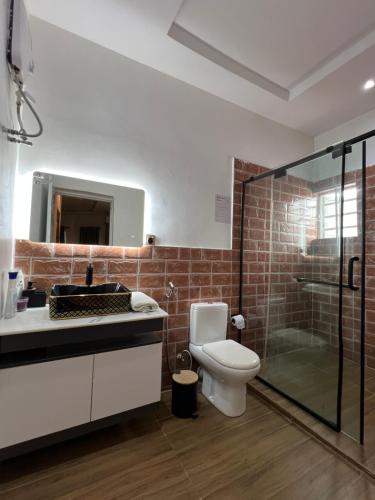 Et badeværelse på Villa Sofia