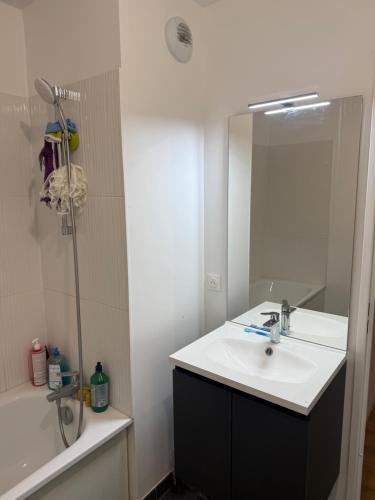 Koupelna v ubytování Hotel3008
