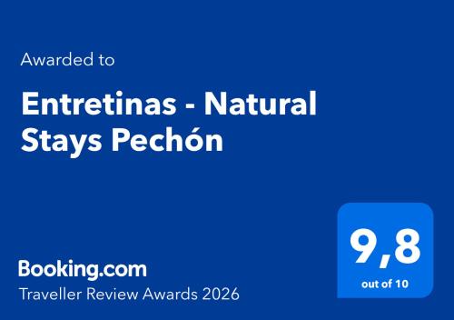 a screenshot of a cell phone with the textinction national stays reddit at Entretinas - Natural Stays Pechón in Pechón