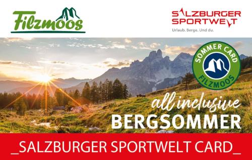 a poster for an alpine compressor programme with a picture of a mountain at Hotel Bischofsmütze in Filzmoos
