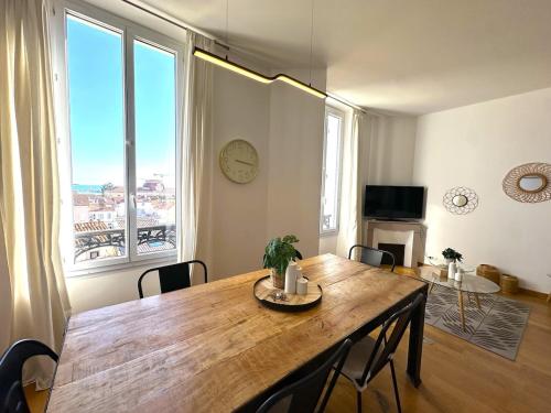 3 bedrooms with sea view - 4 min Palais & beaches