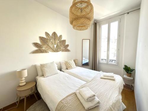 3 bedrooms with sea view - 4 min Palais & beaches