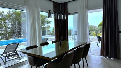 Modern Villa Ina with Heated Pool & Sea View in Makarska