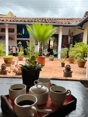 Estris per fer te o cafè a Posada Suiza
