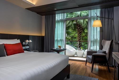 Katil atau katil-katil dalam bilik di Pullman Bangkok King Power