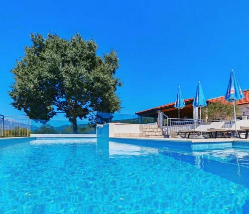 Heritage house Stipanovi dvori with heated pool and jacuzzi