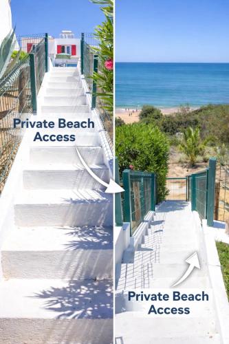 Beachfront Villa - Private Beach Access - Walk Everywhere without car - pool & jacuzzi