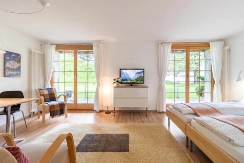 Modern Wengen Studio - Ski-in, Ski-out - by Wengen Rentals