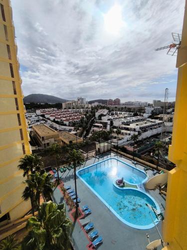 Pool view in Las Verónicas