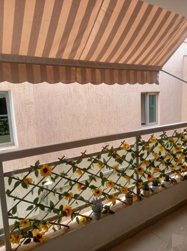 Balkón nebo terasa v ubytování Residence confort et sécurité