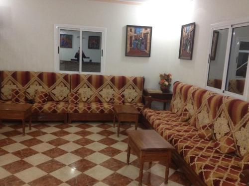 Χώρος καθιστικού στο Motel Paris Dakar