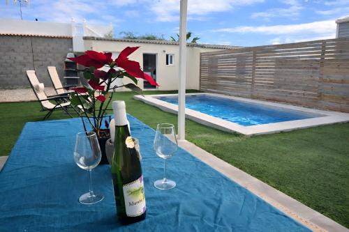 Casa en Palmar con Piscina cerca de la playa con piscina privada