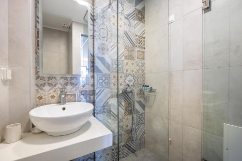 Kylpyhuone majoituspaikassa Poseidon Hotel