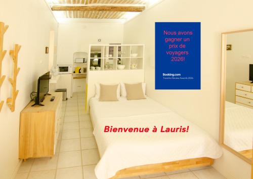Clementine - Joli studio privé avec clim calme à 70 m du centre village de Lauris