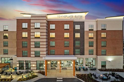 a rendering of the front of a hotel at TownePlace Suites by Marriott Murfreesboro in Murfreesboro