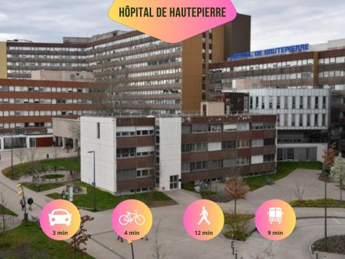 Studio Strasbourg Gare Tram CHU