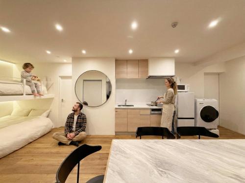 b hotel Tekkyodo - Bright & New 2BR Apartment Group Friendly