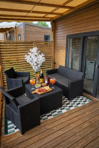 Mobile home 2ch-4 pers Camping Le hameau des Pins