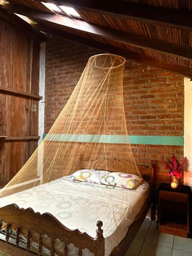 Llit o llits en una habitació de Casa Corazón
