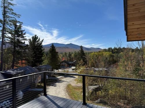 a view from the deck of a cabin at The Carriage House at Boulder Mountain View in Carroll