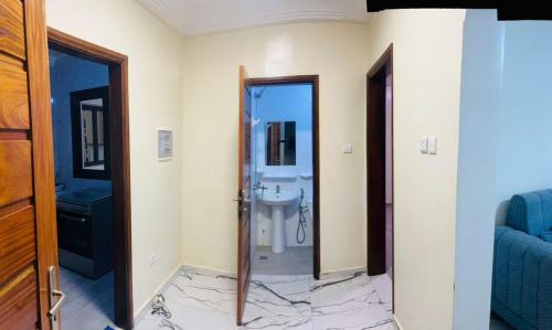 Χώρος καθιστικού στο Studio d'hôtes