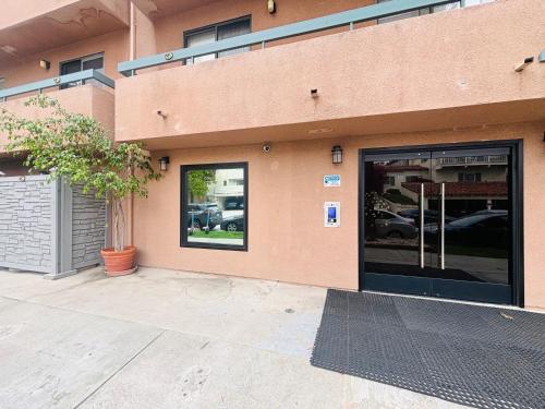 a store front with a large glass door at 1Bd Prime Westwood Location One Block from UCLA in Los Angeles