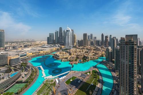 Full Burj Khalifa and Fountain View from All Rooms