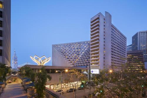 a view of a city with tall buildings at Hyatt Regency San Francisco in San Francisco