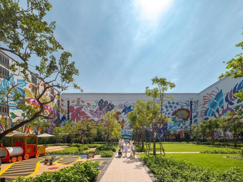 a rendering of the park at the disneyland resort at InterContinental Hua Hin Resort by IHG in Hua Hin