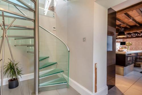 a glass staircase in a house at 2 Bed in Caenby oc-o35799 in Caenby