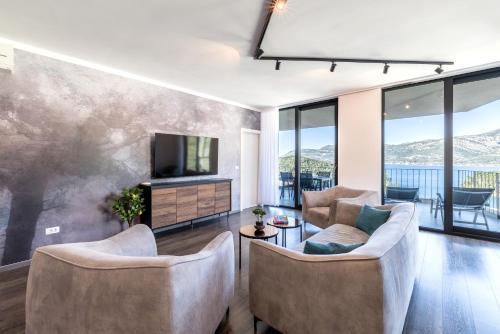 The Island Home - Korkya Luxury Apartments - free garage parking